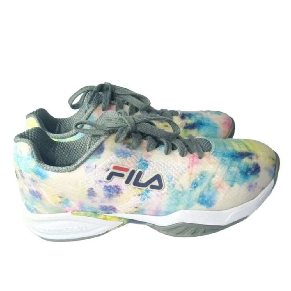 Fila Axilus 2 Energized Tennis Shoes Men's Size 7.5 Sneakers White~Agave Green